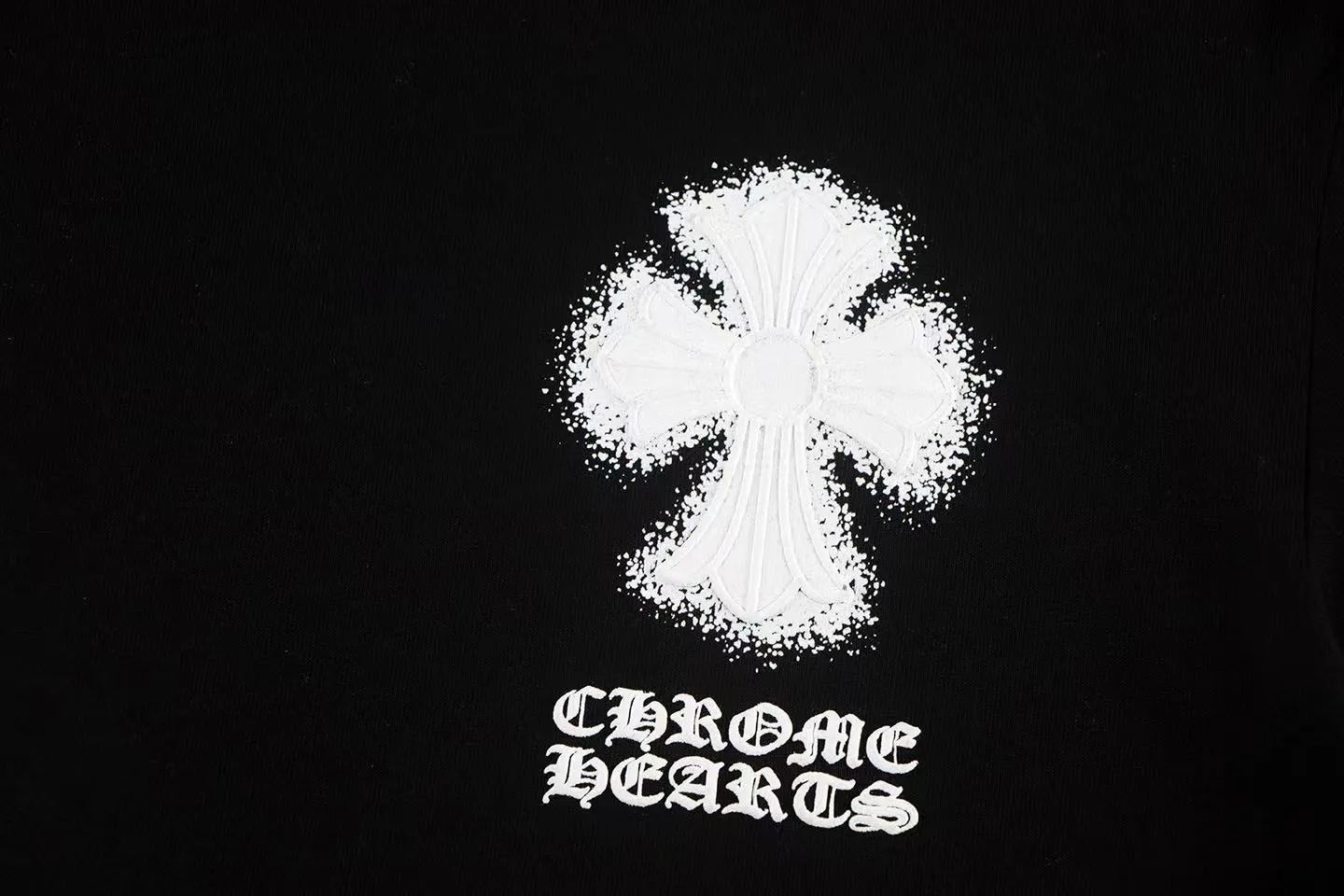 🅿️146 Style: 2025 new Croix Heart short-sleeved T-shirt Material: High version 300g double yarn combed cotton Size: S～XL Color: Black Style number: Z021
